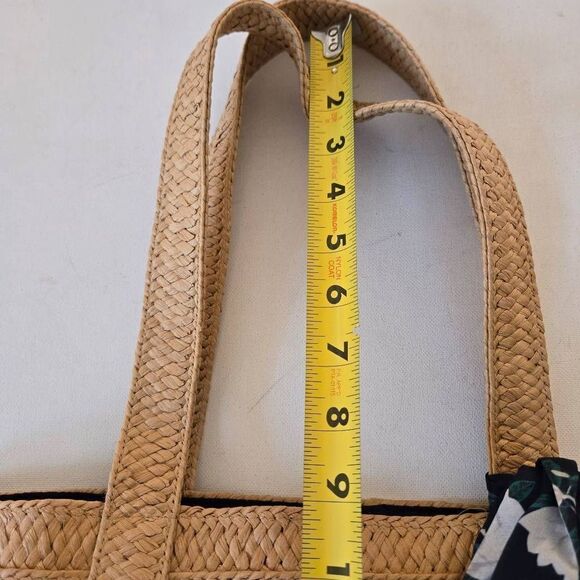 Draper James Womens Casual Straw Tote Bag - Picture 9 of 13